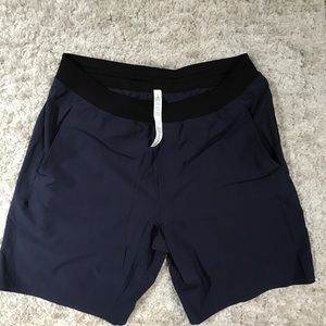 Men’s Lululemon Navy Athletic Shorts-XL